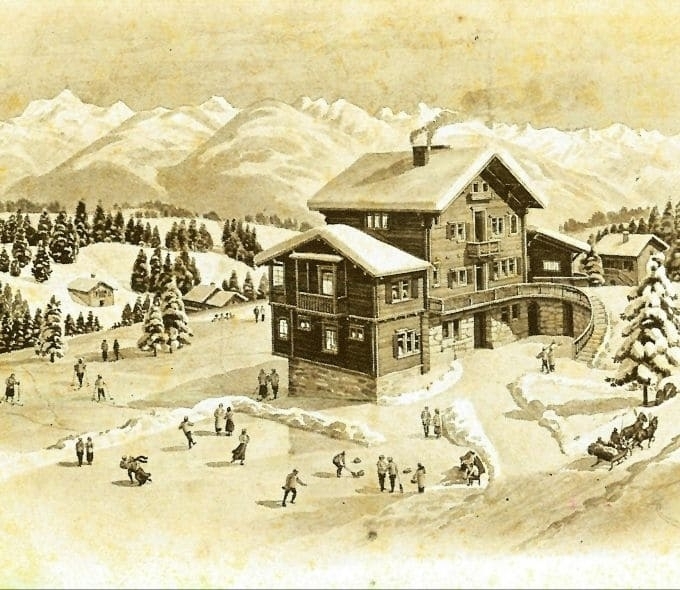 Die Geschichte der Hostellerie du Pas de l'Ours ist seit mehreren Generationen Teil der Hotellerietradition von Crans-Montana.